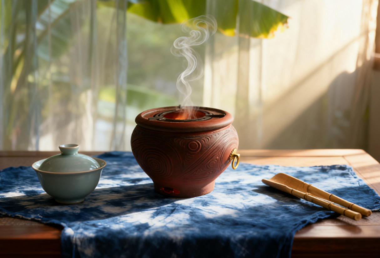 红泥小火炉，补火中气足